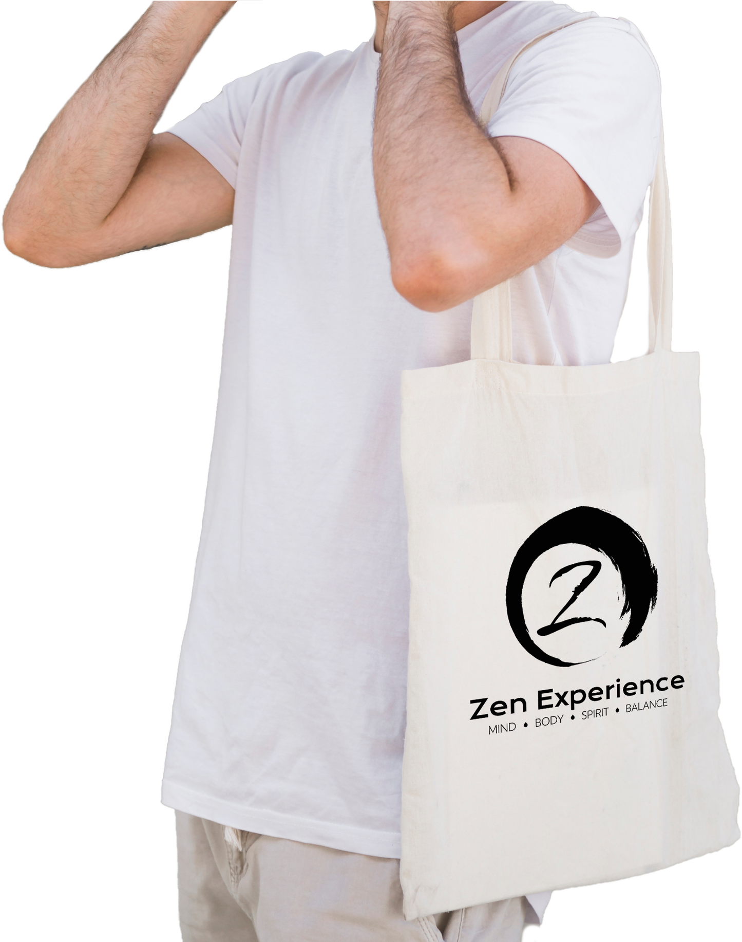 ZEN Experience Organic White Tote Bag