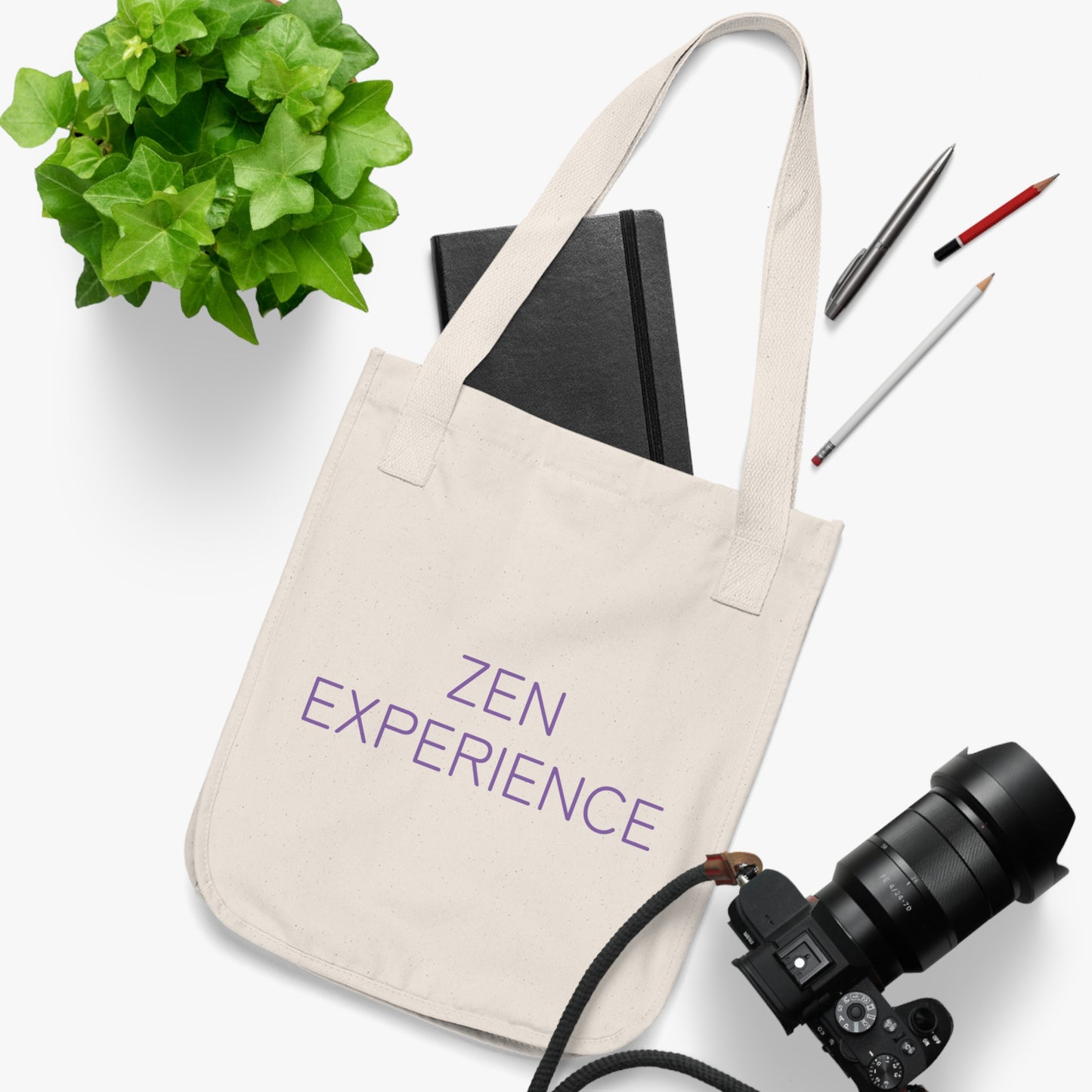 ZEN Organic Canvas Tote Bag